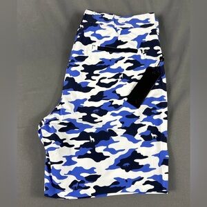 Greyson Swim Shorts Camo Scape Superior Print 35 x 8 Blue White